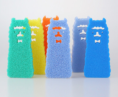 羊驼形状厨房清洁硅胶绵