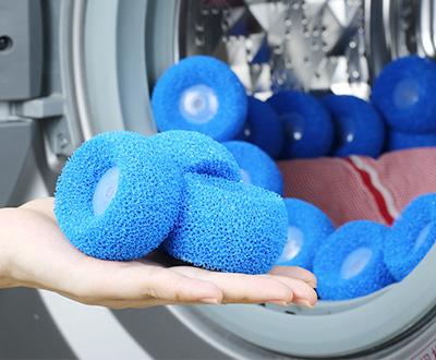 圆形硅胶洗衣球